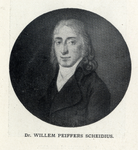106030 Portret van W. Peiffers Scheidius, geboren 1769, stadsdokter te Utrecht (1793-1797), secretaris van het ...